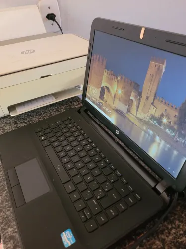 Notebook e impressora HP