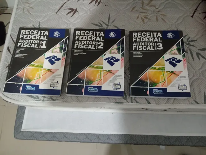 3 apostilas completas concurso auditor fiscal da receita federal