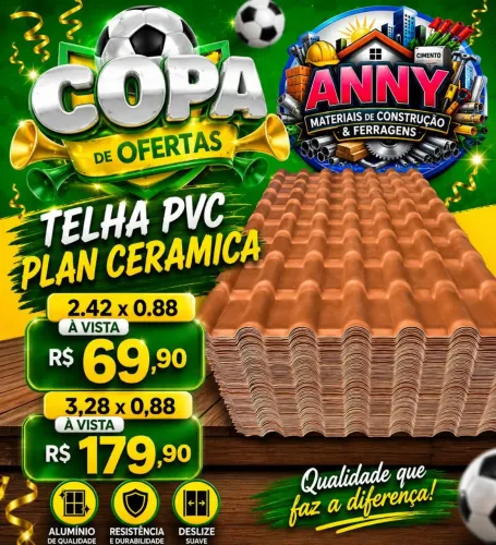 Telha PVC plan 