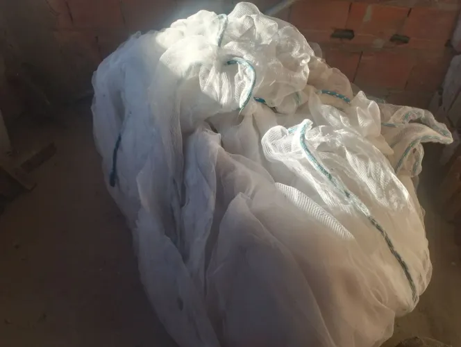 Tela de proteção ante poeiras não cair resíduo ou tinta na casa do vizinho
