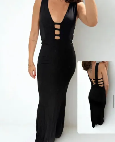 Vestido Preto Marca Caos ( P )