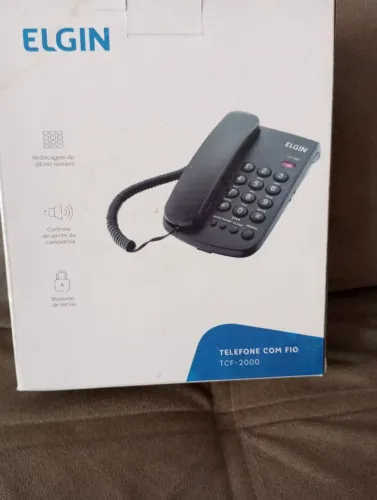 Telefone Com Fio Elgin TCF-2000 Novo