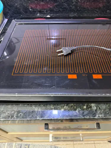 Mesa aquecedora para bife etc