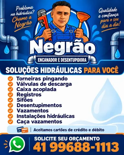 Encanador Desentupidora Caça vazamentos
