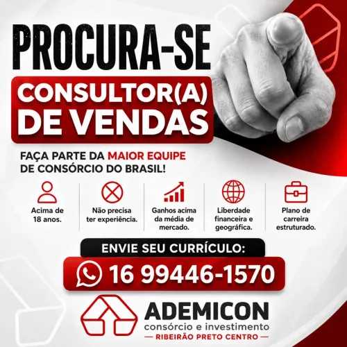 OPORTUNIDADE DE EMPREGO