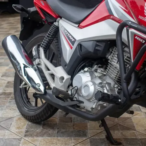 Escapamento original Honda, para Fan 160, completo.