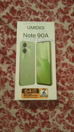 Celular note 90 A na cor verde semi novo 