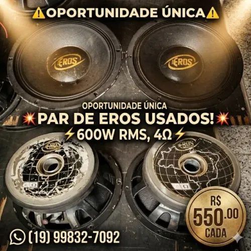 OPORTUNIDADE EM SOM PROFISSIONAL! ? ?Se você busca potência, qualidade e alta fidelidade