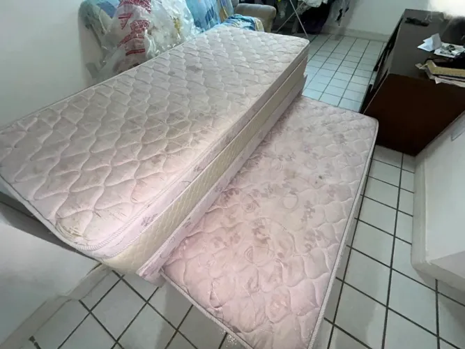 Cama box solteiro bicama