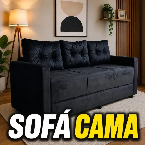 SOFÁ CAMA! O MAIS VENDIDO!! VÁRIAS CORES E ENTREGA RÁPIDA