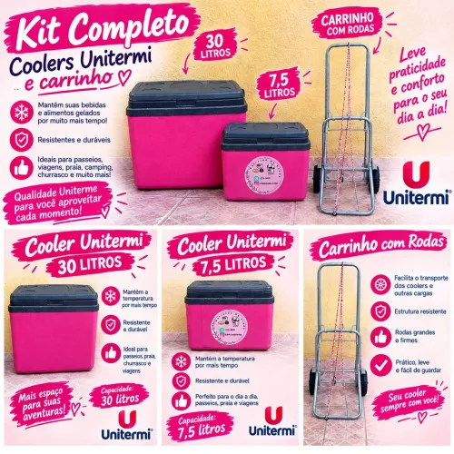Coolers e carrinho