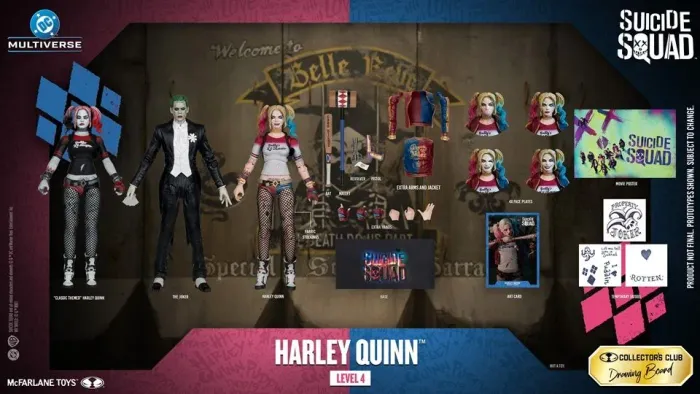 Harley Quinn collectors Club mcfarlane 3 pack