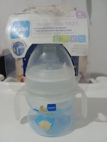 Copo de transição para bebê menino 
