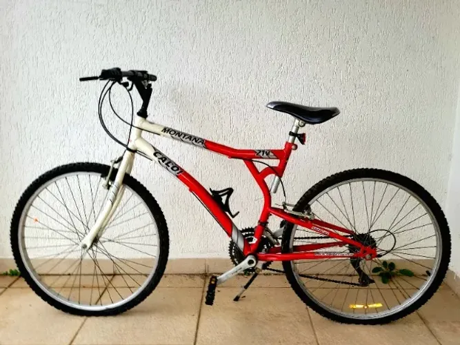 Bicicleta Caloi Montana Hardtail 21v - Aro 26 | Quadro Aço | V-Brake Alumínio