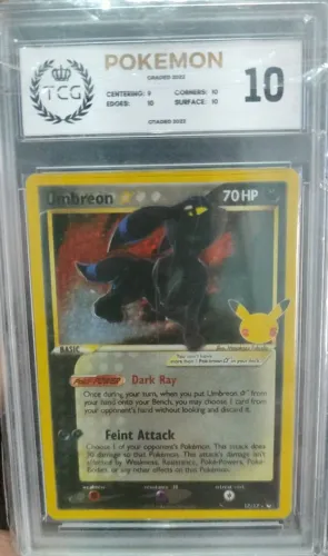 Umbreon Star coleção de 25 anos #17/17 - TCG 10
