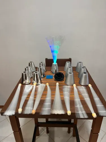 Kit Festa - Centro Mesa Fibra Optica