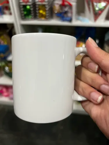 Canecas de porcelana branca