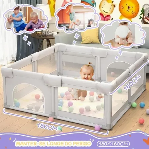 Cercadinho para Bebe 150×180×68cm