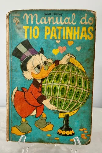RARO Livro Manual Do Tio Patinhas 1a Edição 1972 Disney Abril Santo Graal
