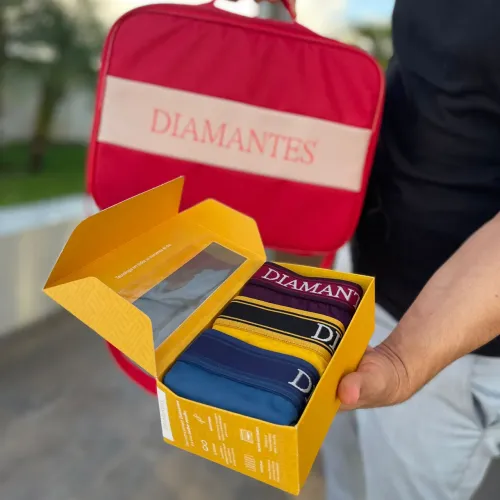 Kit cuecas diamantes 