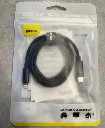 Cabo de carregamento Baseus USB Tipo C para iPhone 20W