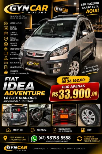 Fiat Idea Adv./ Adv.lock.dualogic 1.8 Flex 5P 2013