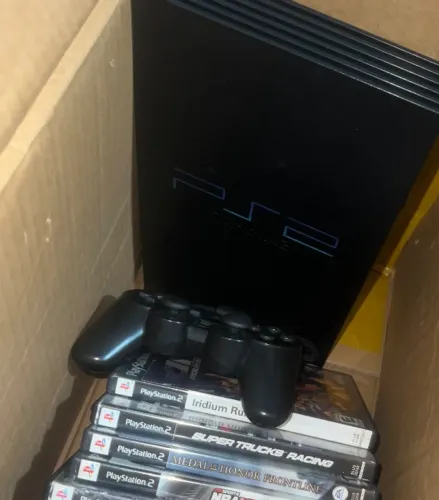 Ps2 com jogos