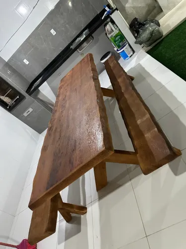 MESA RÚSTICA FÁBRICA BANANEIRAS