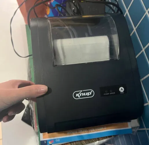 Impressora térmica Knup zerada para Shopee e ML