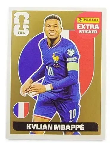 Figurinha Legend Gold Ouro Dourada Kylian Mbappé