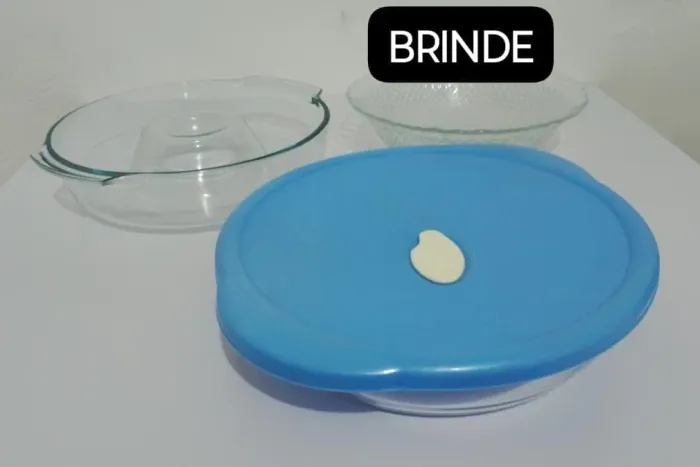 2 TRAVESSAS DE VIDRO + TIGELA DE VIDRO DE BRINDE