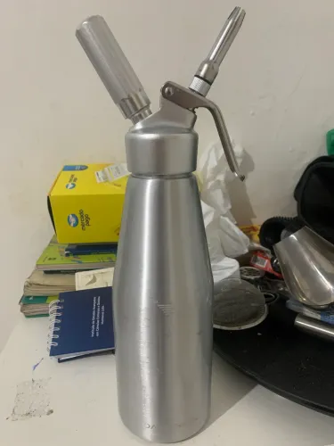Garrafa Chantilly Sifão Profissional Standart 1l + 10 Ampola