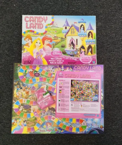 Jogo Candy Land Edição Princesas Disney