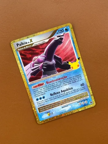Carta Pokemon Palkia X Celebração de 30 Anos (106/106) COM ESTRELAS