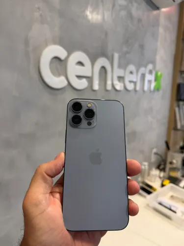 iPhone 13 Pro Max 128gb azul sierra em excelente estado bateria nova 100% - com garantia 