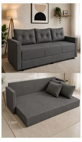 SOFÁ CAMA Casal, preço de fábrica! Lindas cores