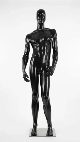 Manequim preto masculino para loja