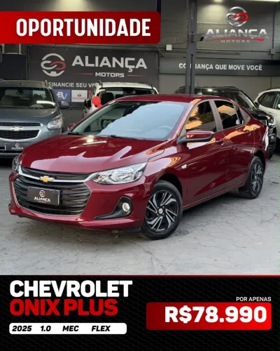 Chevrolet Onix Plus LT 1.0 12V Flex Mec. 4P 2025