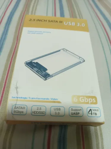 Case HD SSD USB externo 3.0 sataIII 6Gbps