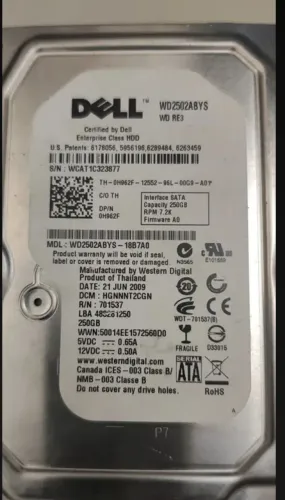 Interno Western Digital Wd Re3 Wd2502abys 250gb