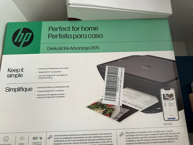 Impressora HP multifuncional 2875