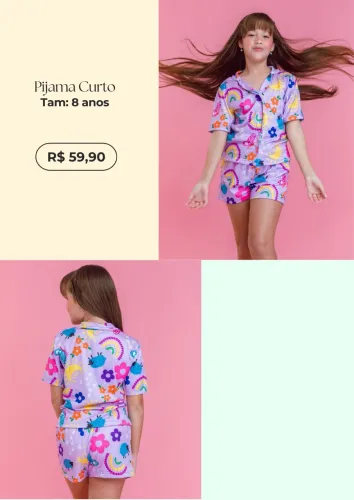 Pijama Infantil Curto