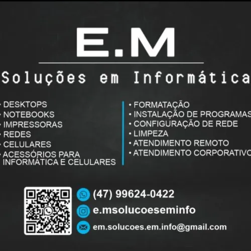 Assistência Técnica em Informática e Impressoras - E.M Soluções em Informática