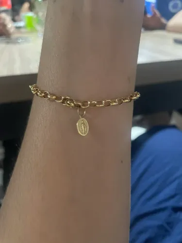Pulseira Ouro com pingente
