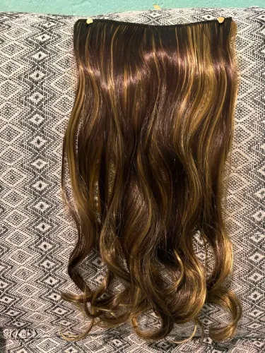Cabelo humano na tela 