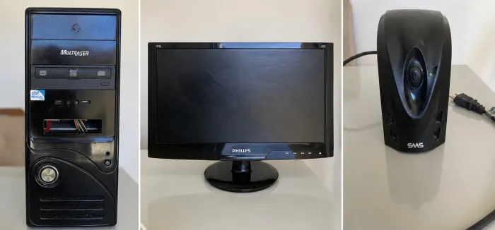 Computador Completo + Nobreak SMS + Monitor Philips