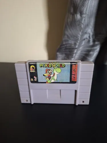 Fita Super Mario World (Super Nintendo)