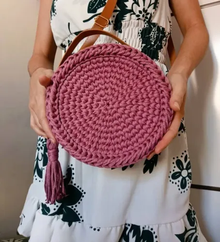 Bolsas de Crochê em Fio de Malha
