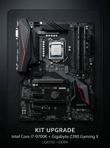 Kit Processador + Placa-Mãe ? i7-9700K + Gigabyte Z390 Gaming X