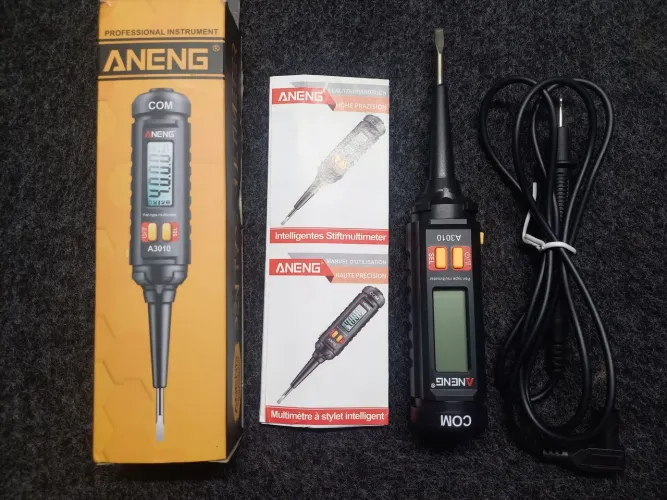 MULTIMETRO DIGITAL PEN TYPE ANENG A3010 TENSÃO DIODO RESISTÊNCIA CAPACITÂNCIA CONTINUIDADE